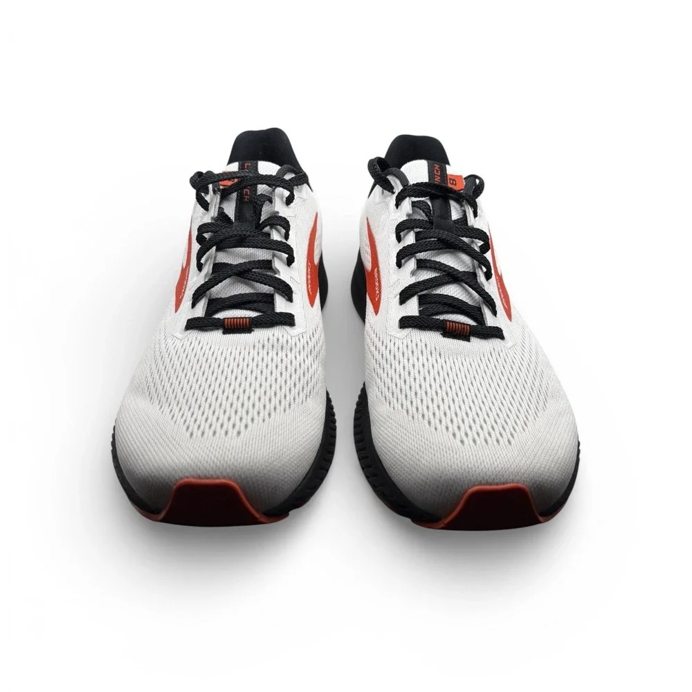 Brooks Men's Launch 8 Running Shoes Size 11.5 D White Orange No Insoles -1425 - Picture 2 of 7